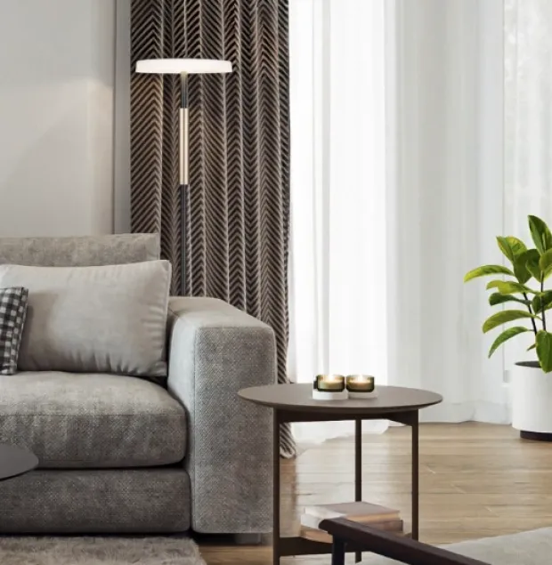 Celeste LED uplight 1lys 160cm brun