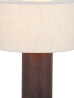 Challenge bordlampe 32cm brun