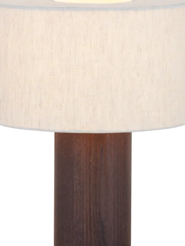 Challenge bordlampe 32cm brun