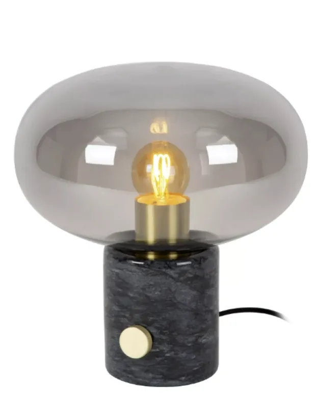 Charlize bordlampe 24cm marmor sort