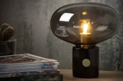 Charlize bordlampe 24cm marmor sort