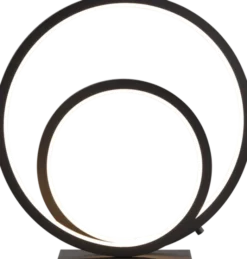 Circle Twin LED bordlampe 32cm sort