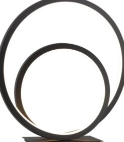 Circle Twin LED bordlampe 32cm sort