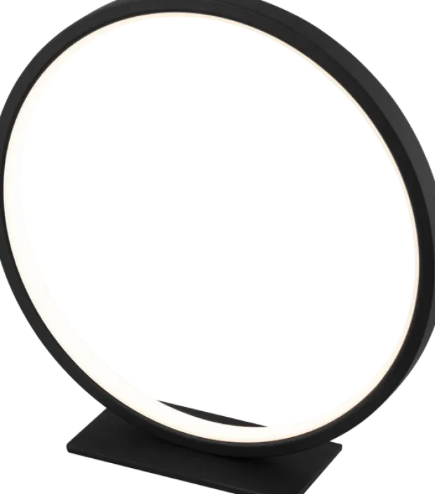 Circle Uno LED bordlampe 29cm sort