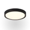 Clarimo LED plafond baderomslampe IP44 33cm sort