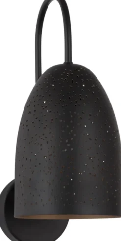 Clint New vegglampe 12cm sort