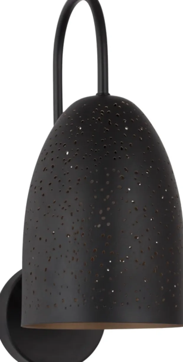 Clint New vegglampe 12cm sort
