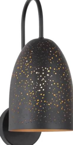 Clint New vegglampe 12cm sort