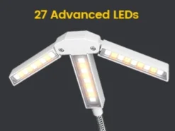 Clip Multi-light LED oppladbar boklys 31cm hvit