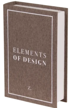 Coffee books design 2pk. brun