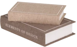 Coffee books design 2pk. brun