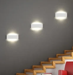 Concha vegglampe 28cm hvit