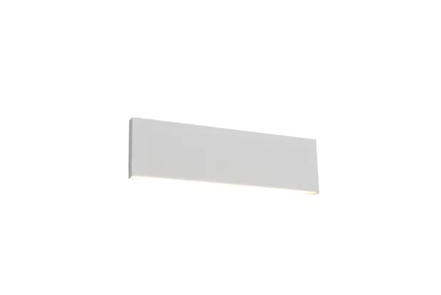 Concha vegglampe 28cm hvit