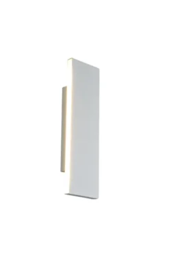 Concha vegglampe 28cm hvit