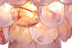 Cora taklampe 50cm rosa
