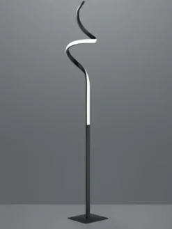 Course LED gulvlampe 145cm sort