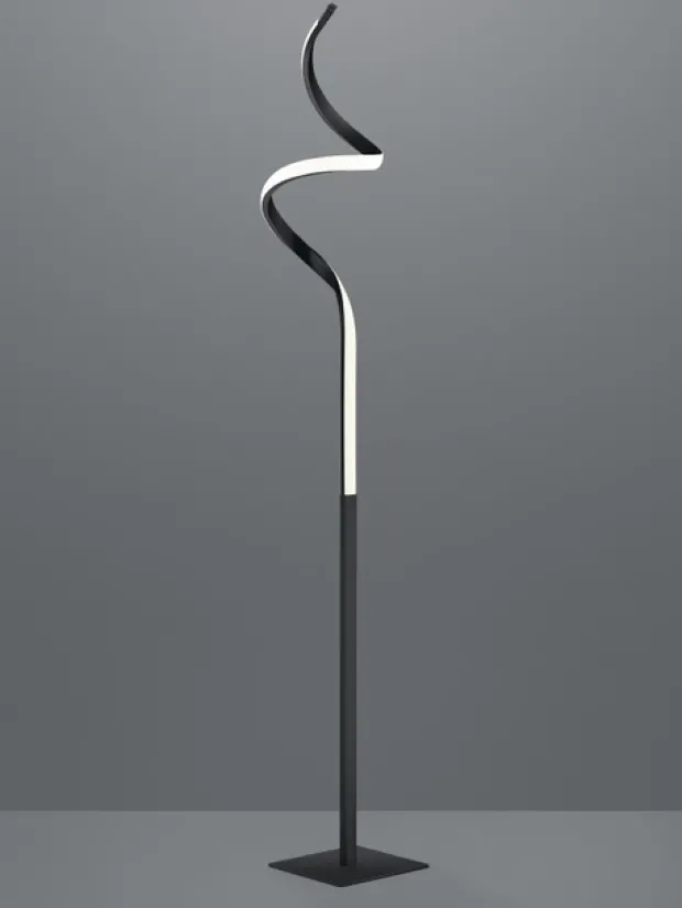 Course LED gulvlampe 145cm sort