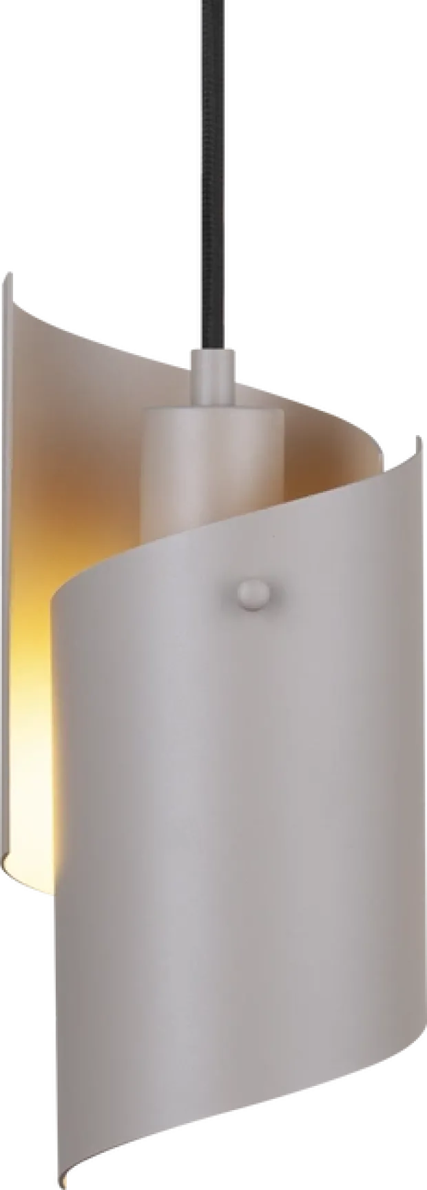 Curve pendel 13,5cm beige