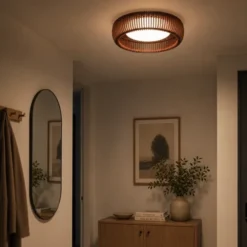 Daniella LED plafond taklampe 43cm valnøtt