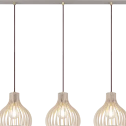 Daniella taklampe rekke 3lys 80cm natur