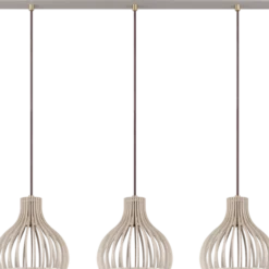 Daniella taklampe rekke 3lys 80cm natur