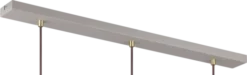 Daniella taklampe rekke 3lys 80cm natur
