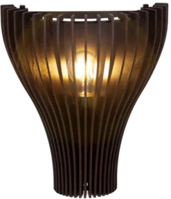 Daniella vegglampe 30cm valnøtt