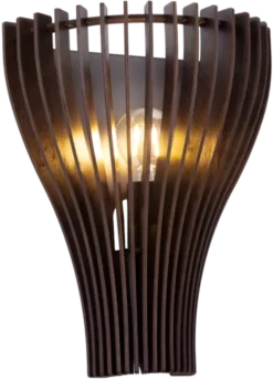 Daniella vegglampe 30cm valnøtt