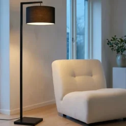 David gulvlampe 175cm sort