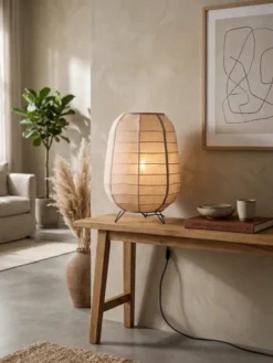 Delino gulvlampe 57cm natur