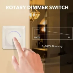 Dimmer 150W hvit