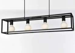 Dino taklampe 98cm sort