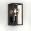 Dino vegglampe 28cm sort