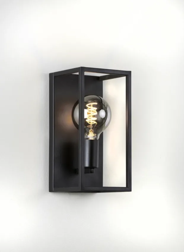 Dino vegglampe 28cm sort