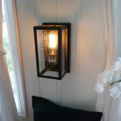 Dovre vegglampe 25cm sort