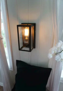 Dovre vegglampe 25cm sort