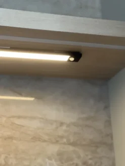 Easy LED oppladbar armatur benkbelysning 40cm sort