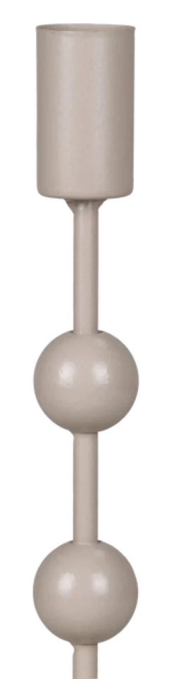 Elle lysestake 28,8cm beige