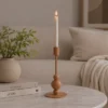 Elle lysestake 26,4cm terrakotta