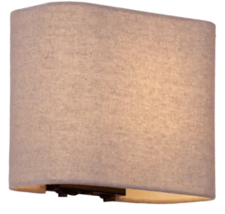 Elma vegglampe 20cm grå