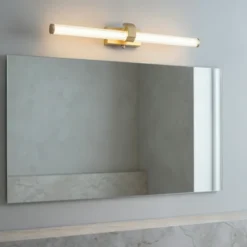 Eloise LED vegg baderomslampe IP44 62cm gull