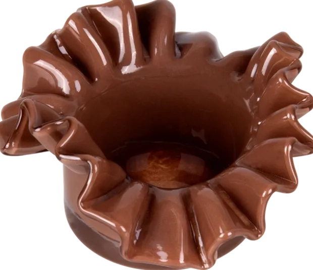 Erle lykt 13,5cm brun