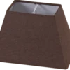 Erle skjerm rektangel 20cm brun