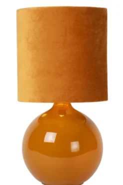 Esterad bordlampe 47cm oransje