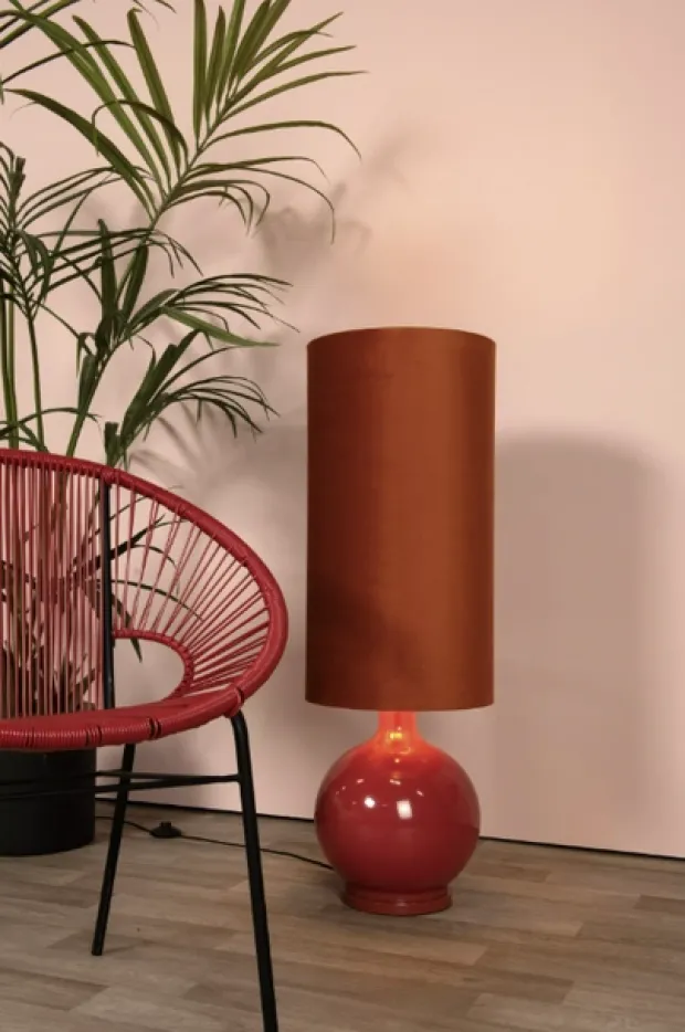 Esterad gulvlampe 65cm oransje