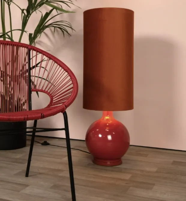 Esterad gulvlampe 65cm oransje