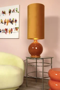 Esterad gulvlampe 100cm oransje