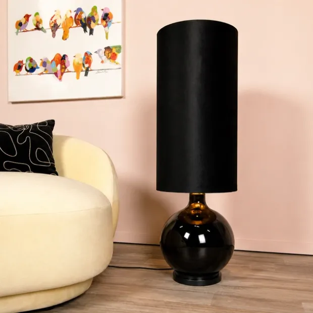 Esterad gulvlampe 100cm sort