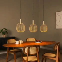 Esterel taklampe rekke 116cm beige