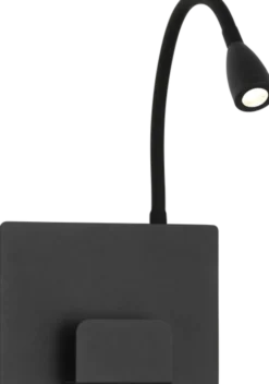 Farris LED leselampe vegg 35cm sort